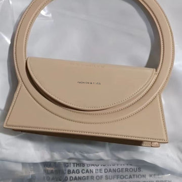 Fashion Handbags for Women High Quality Shoulder Bag Luxury Design Clutch Bag Lady Purses Crossbody Bag Big Round Handle Bag